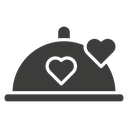 Wedding dinner icon
