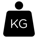 Weight KG Block icon