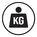 Weight kilogram icon