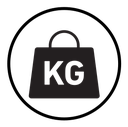 Weight kilogram icon