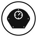 Weight scale icon