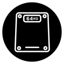 Weight scale icon