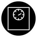 Weight scale icon