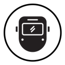 Welding shield cover icon