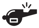 Whistle icon