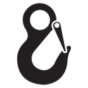Winch hook icon