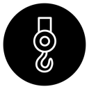 Winch hook icon