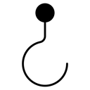 Winch hook icon