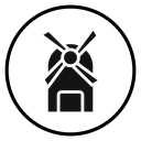 Wind mill icon