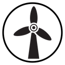 Wind turbine icon