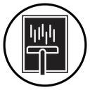Windows cleaning Black Filled icon