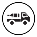 Wine delivery icon