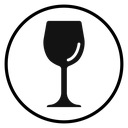 Wine glass icon