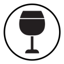 Wine glass icon