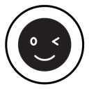 Winking eye icon