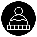 Winter hat icon