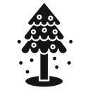 Winter tree icon