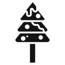 Winter tree icon