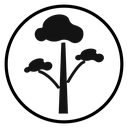 Winter tree icon