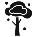 Winter tree icon