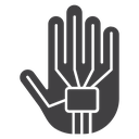 Wired gloves icon