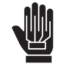 Wired gloves icon