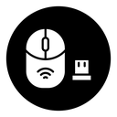 Wireless mouse icon