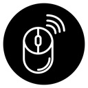 Wireless mouse icon