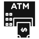 Withdraw Money in ATM icon
