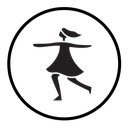 Woman dancing icon