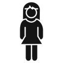 Woman Standing Dress icon