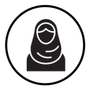 Women hijab icon