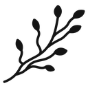 Wood branch icon