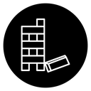 Wooden block icon