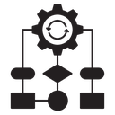 Workflow process icon