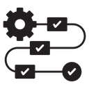 Workflow process icon