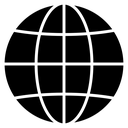 World Wireframe Globe icon
