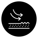 Wrinkle smoothing icon
