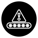 Wrong password code icon