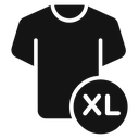 XL Shirt Size icon