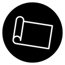 Yoga mat icon
