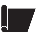 Yoga mat icon