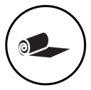 Yoga mat icon