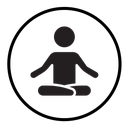 Yoga pose icon