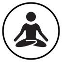 Yoga pose icon