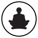 Yoga pose icon
