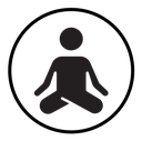 Yoga pose icon
