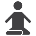 Yoga posture icon