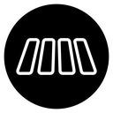 Zebra crossing icon