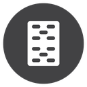 Zigzag Pill Blister Black Filled icon